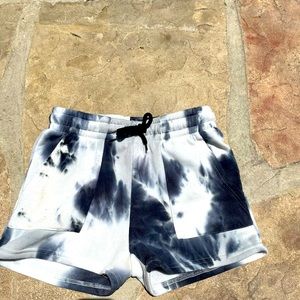 Rue21, Black & White Tie-Dye Design, Shorts, Size S